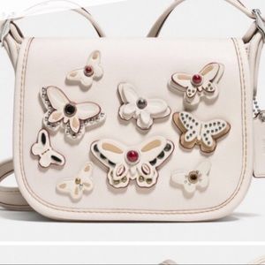 Coach Butterfly Appliqué Crossbody/shoulder bag.